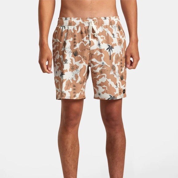 ❗️RVCA ATLAS ELASTIC WAIST BOARDSHORTS 17" - Picture 2 of 13